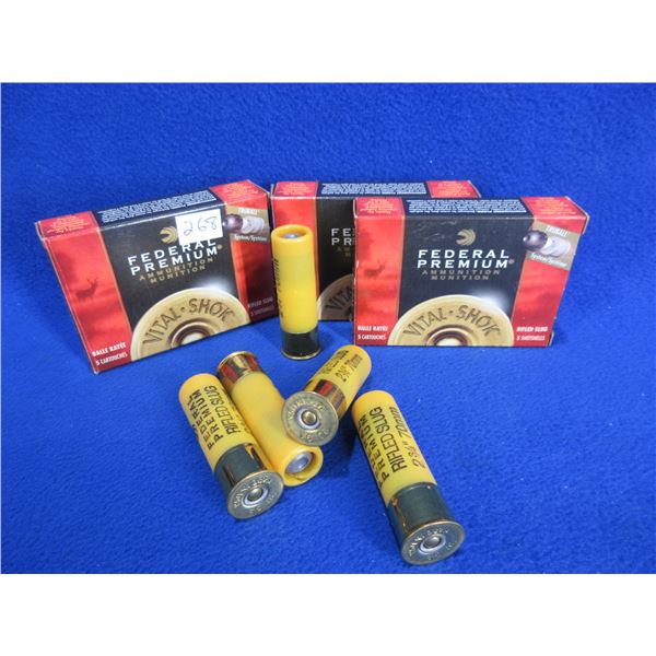 20 Ga. 2 3/4" 3/4 oz Truball Rifled Slug Federal Shotshells