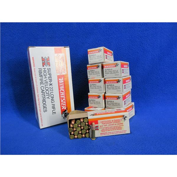 22 LR 40gr HV SuperX Winchester Cartridges - Carton of 500