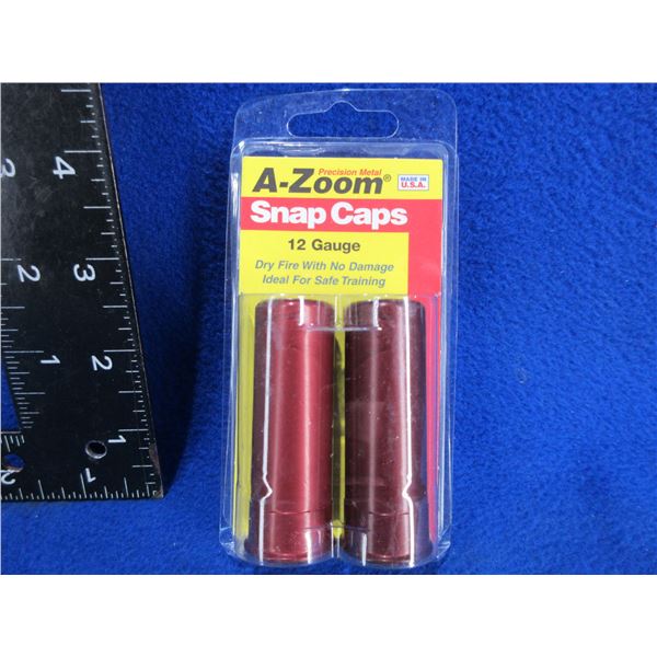 A-Zoom 12 Gauge Snap Caps - Pack of 2