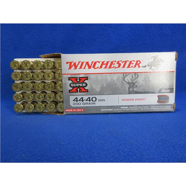 44-40 Win. 200gr SP SuperX Winchester Cartridges
