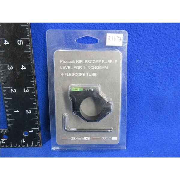 NEW - 25.4MM Riflescope Bubble Level with Compass