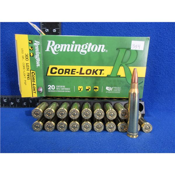 300 Win Mag 150 Gr Core-Lokt Remington Cartridges