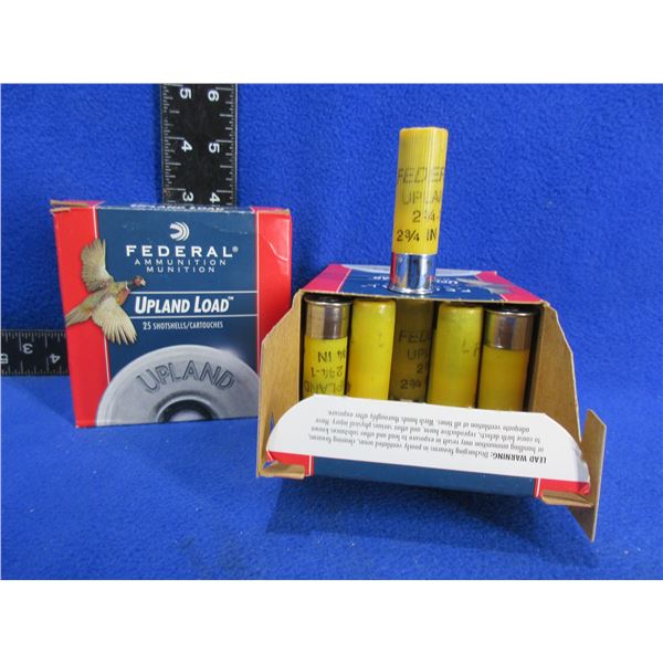 20 Ga. 2 3/4" 4 Shot Upland Load Federal Shotshells