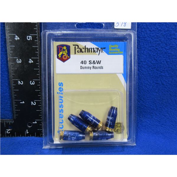 NEW - Pachmayr 40 S&W Dummy Rounds - Pack of 5
