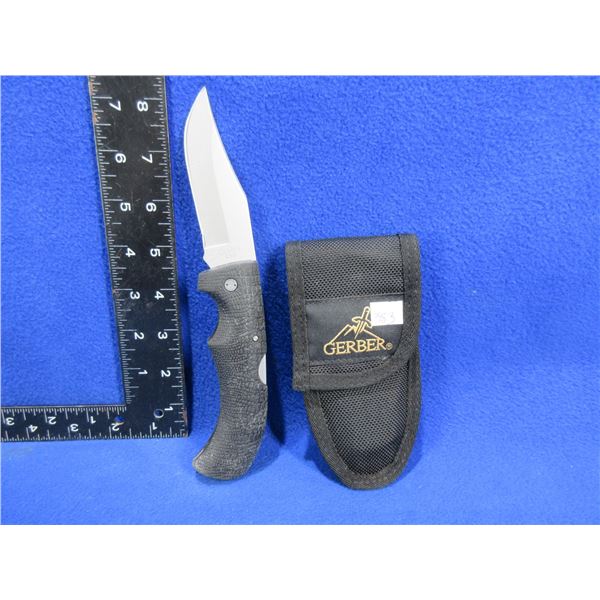 Gerber Bgator Clip Point Plain Edge Folding Knife