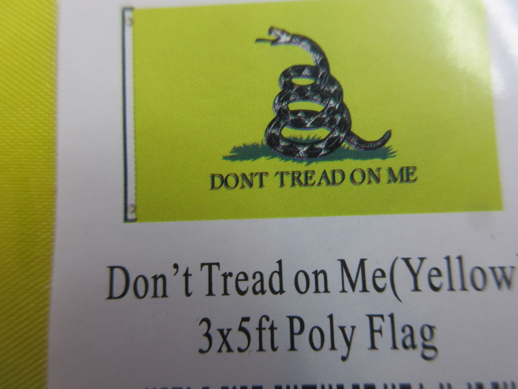Tennessee DON'T TREAD ON ME State Flag 3x5 ft Gadsden Tea Party Rattlesnake TN e Tennessee DON'T TREAD ON ME State Flag 3x5 ft Gadsden Tea Party Rattlesnake TN e