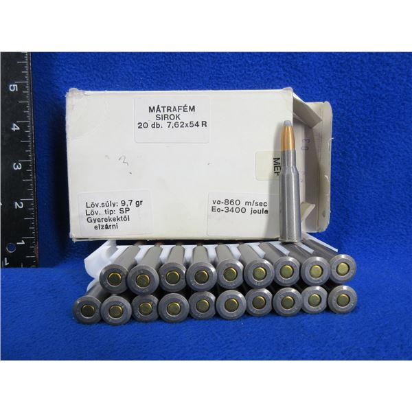 Collector Ammo - 7.62X54R Military Cartridges - Box of 20