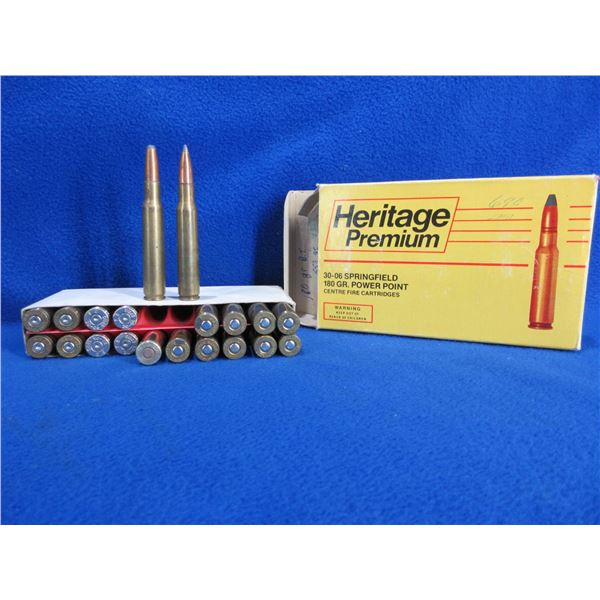 30-06 Sprg Mixed Factory Cartridges - Box of 12 + 8 Brass
