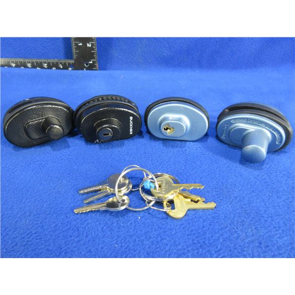 4 Trigger Locks - 2 Master and 2 Buckner