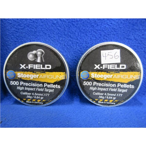 .177 Cal. Stoeger X-Field Pellets- 2 Sealed Boxes of 500