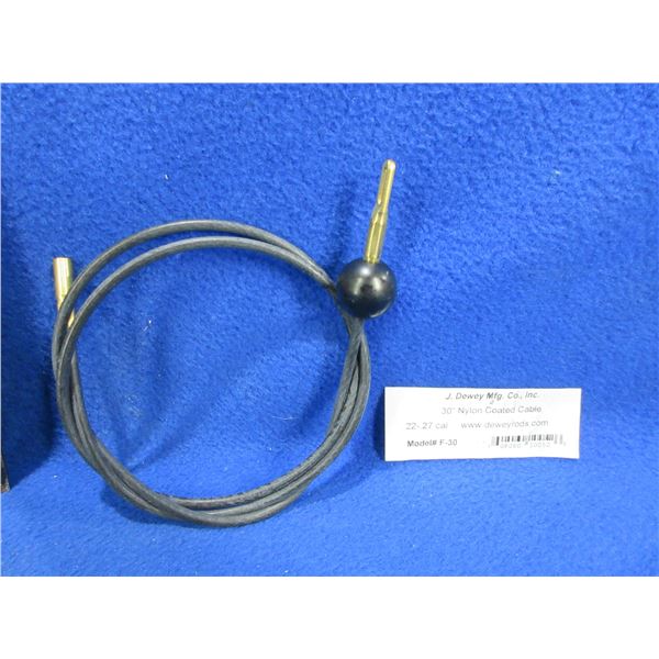 NEW - J. Dewey Mfg. .22 -.27 Cal. - 30" Cleaning Rod Cable