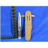 Image 2 : Fixed Blade Knife with Leather Sheath - 6" Blade