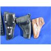 Image 2 : 3 Leather Holsters - 1 Left Hand, 2 Right Hand