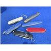 Image 1 : 6 Folding Blade Knives - 4 Are Key Chain Knives