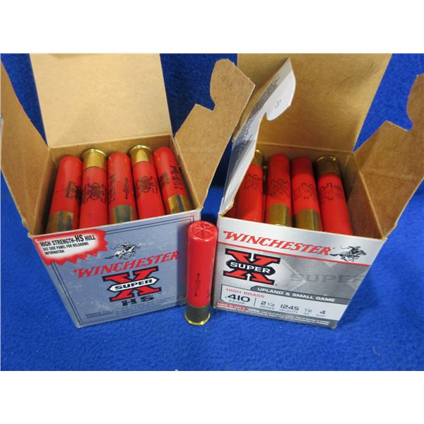 410 Ga 2 1/2" 4 Shot SuperX Winchester Shotshells