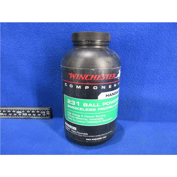 Winchester Handgun 231 Ball Powder - Sealed 1 lb Tub