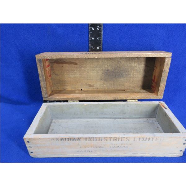 CIL Small Arms Wood Box - 13 1/2" x 5" x 5"