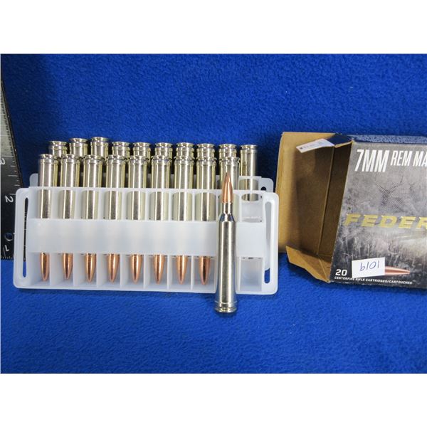 7mm Rem. Mag 160gr Barnes TSX Cartridges