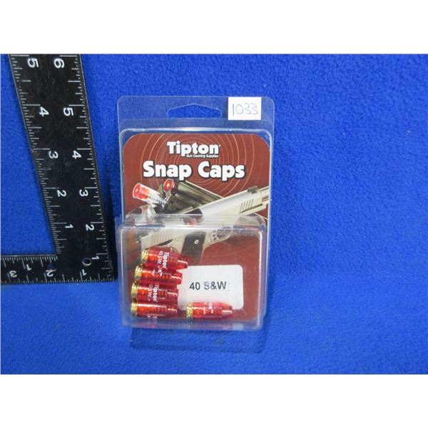 NEW - Tipton 40 S&W Snap Caps - Pack of 6