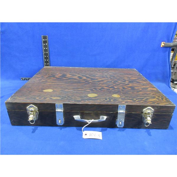 Wood Display/Storage Case - Padded Interior