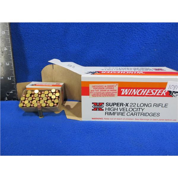22 LR 40gr HV SuperX Winchester Cartridges