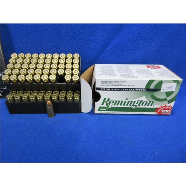 9mm 115gr MC Remington Cartridges