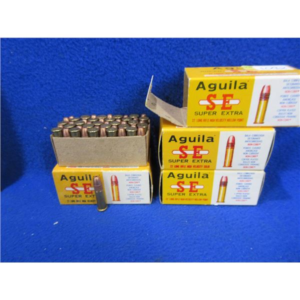 22 LR HV Solid Super Extra Aguila Cartridges