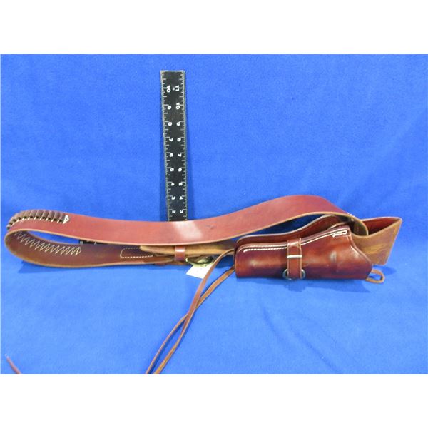 Triple K Leather Belt and Holster - Right Hand - # 114-15
