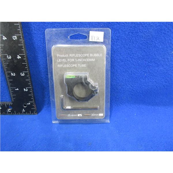 NEW - 25.4MM Riflescope Bubble Level with Compass