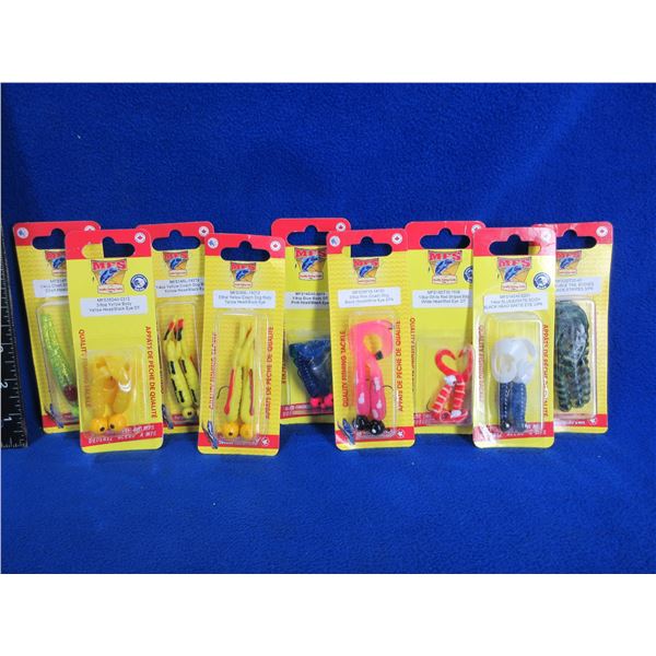 NEW - 9 Rubber Fishing Lures