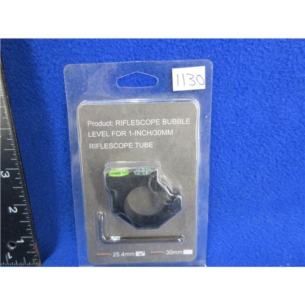 NEW - 25.4MM Riflescope Bubble Level with Compass