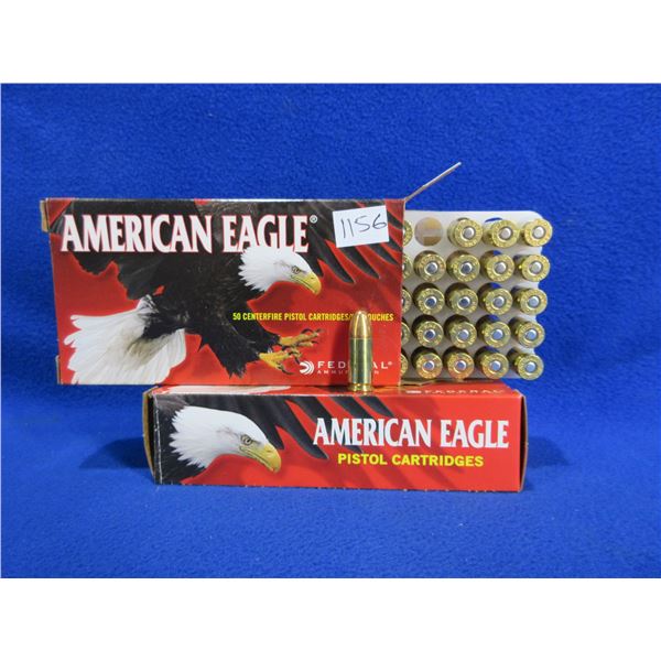 9MM Luger 115gr FMJ American Eagle Federal Cartridges