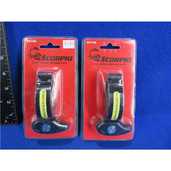 NEW - 2 Scorpio Lever Action Hammer Locks # NS106