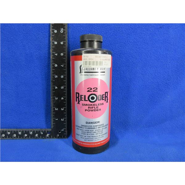 Alliant Powder 22 Reloder Rifle Powder - Sealed 1 lb Tub