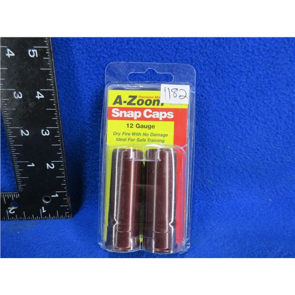 A-Zoom 12 Gauge Snap Caps - Pack of 2