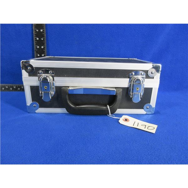 Hard Pistol Case with 2 Keys - 11 1/2" x 7 1/2" x 4 1/2"