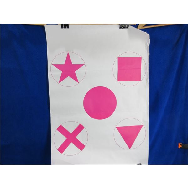 10 Targets - 34 1/2" x 23"