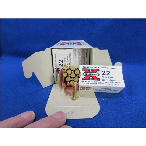 22LR 37gr HP Winchester Super-X Cartridges