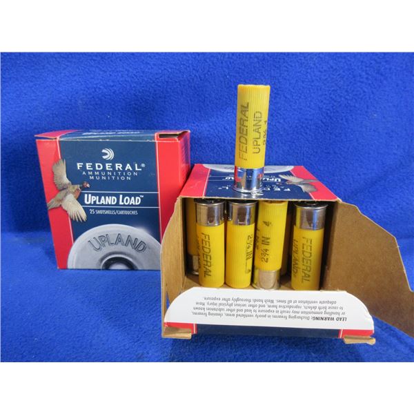 20 Ga. 2 3/4" 4 Shot Upland Load Federal Shotshells