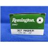 Image 2 : 357 Magnum 125gr JSP UMC Remington Cartridges