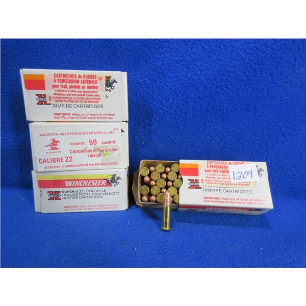 22LR 37gr HP Winchester Super-X Cartridges