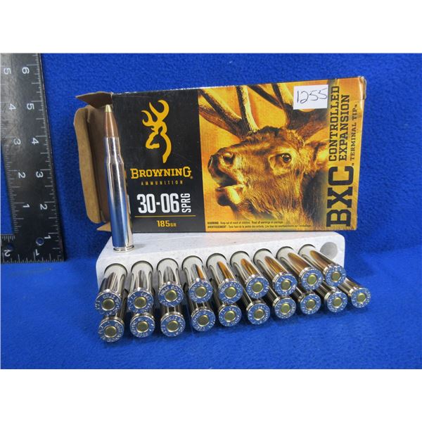 30-06 Sprg 185gr BXC Browning Cartridges - Box of 20
