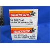 Image 2 : 38 Spl (+P) 158gr HP SuperX Winchester Cartridges