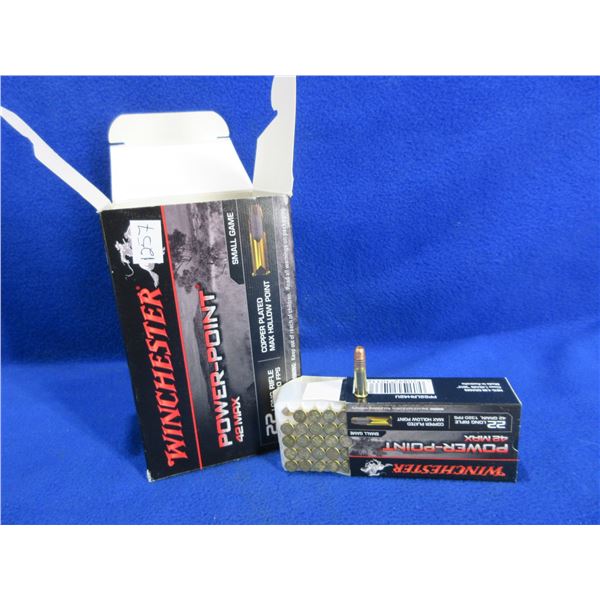 22 LR 42gr HP Copper Plated Winchester Cartridges