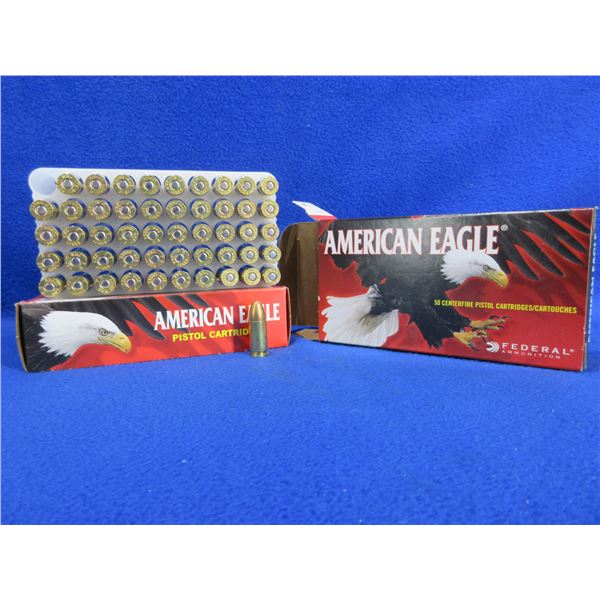 9MM Luger 115gr FMJ American Eagle Federal Cartridges