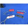 Image 1 : 6 Folding Blade Key Chain Knives