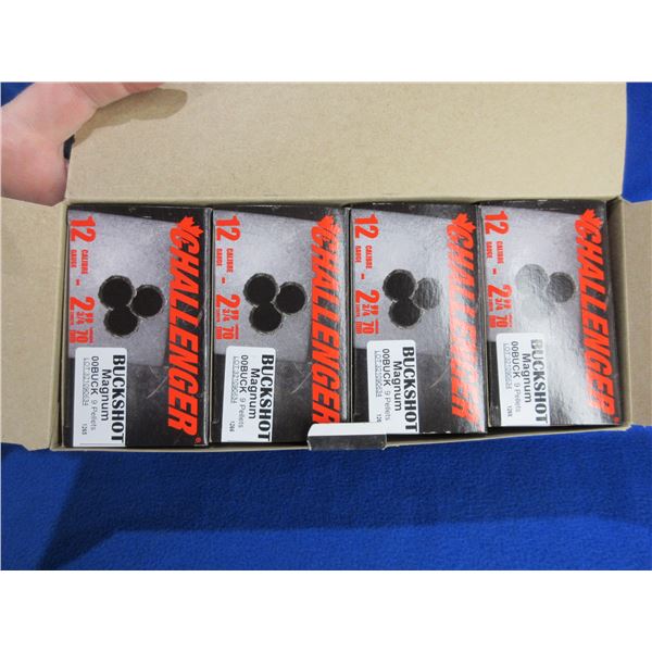 12 Ga 2 3/4" 00Buck Magnum Challenger Shotshells