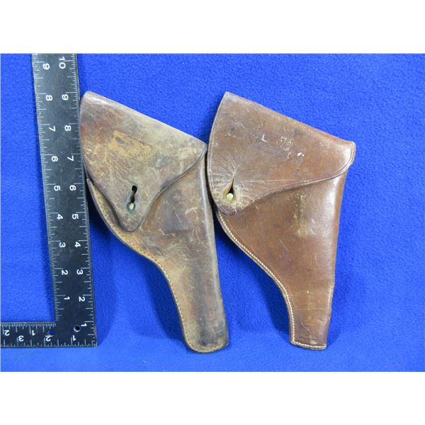 2 Leather Holsters - Right Hand