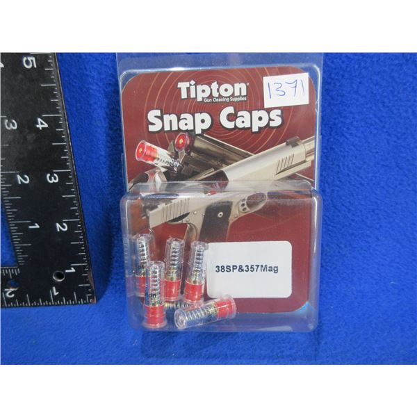 Tipton 38 Spl/357 Mag Snap Caps - Pack of 6