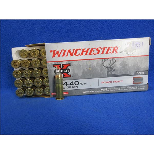 44-40 Win. 200gr PP SuperX Winchester Cartridges